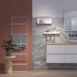 Tiger S-line Frame Spiegel 60x70 Cm Mat Wit -Badkamer Winkel 123 3785