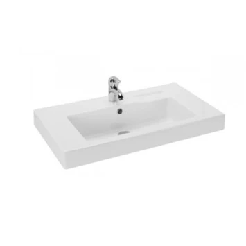 Atlantic Wastafel Emerald Wit 80.5x45x18.5 Cm 1 Atlantic Wastafel Emerald Wit 80.5x45x18.5 Cm