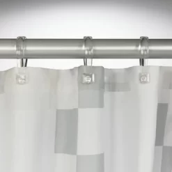 Sealskin Douchegordijn Pixel Textiel Zwart 200x180 Cm 6 Sealskin Douchegordijn Pixel Textiel Zwart 200x180 Cm -Badkamer Winkel 123 3904