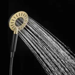 Tiger Handdouche Akcent Zwart Messing 7 Tiger Handdouche Akcent Zwart Messing -Badkamer Winkel 123 4043