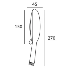 Tiger Handdouche Splash Termini Ø15 Cm 6 Standen -Badkamer Winkel 123 4093