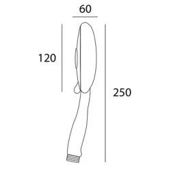 Tiger Handdouche Bologna Ø12 Cm 4 Standen -Badkamer Winkel 123 4127