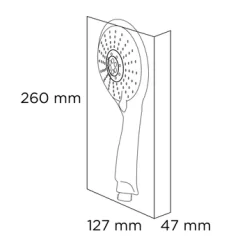 Tiger Handdouche Splash Blanca Ø12,5 Cm 5 Standen 8 Tiger Handdouche Splash Blanca Ø12,5 Cm 5 Standen -Badkamer Winkel 123 4134