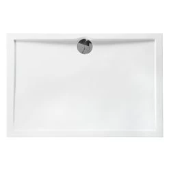 Allibert Slim Douchebak 120x80 Cm Polybeton Wit