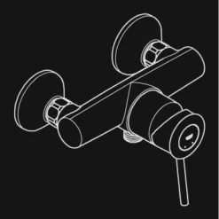 GROHE Douchekraan Start Classic Met Hendel Chroom 15 Cm -Badkamer Winkel 123 435