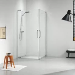 Sealskin Swingdeur Voor Hoekinstap Impact 90x195 Cm Chroom