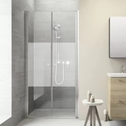 Sealskin Pendeldeur Voor Nis Code 80x197 Cm Met Gesatineerde Band