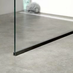 Sealskin Inloopdouche I AM A1 98x30x200 Cm Zwart -Badkamer Winkel 123 4437