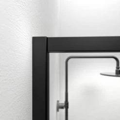 SEALSKIN Inloopdouche A3 Contour Zwart 118x200cm -Badkamer Winkel 123 4471