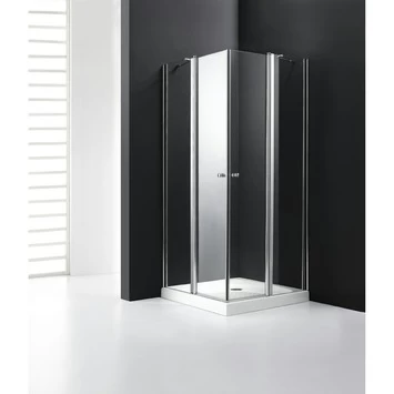 Atlantic Cedar Douchecabine Met Hoekinstap 90x90x195cm 2 Atlantic Cedar Douchecabine Met Hoekinstap 90x90x195cm - Afbeelding 2