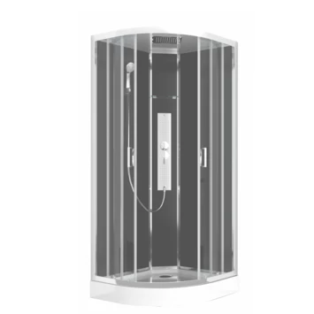 Allibert Douchecabine Gipsy 90x90cm Kwartrond 2 Allibert Douchecabine Gipsy 90x90cm Kwartrond - Afbeelding 2