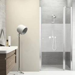 Sealskin Swingdeur Voor Nis Code R 2-delig 110x197 Cm Met Gesatineerde Band