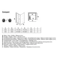 Sealskin Douchecabine Met Vouwdeur Compact 80x195 Cm Chroom -Badkamer Winkel 123 4601