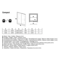 Sealskin Schuifdeur Voor Nis Compact 140x195 Cm Chroom 13 Sealskin Schuifdeur Voor Nis Compact 140x195 Cm Chroom -Badkamer Winkel 123 4651