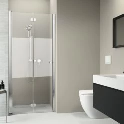 Sealskin Vouwdeur Voor Nis Code L 90x197 Cm Met Gesatineerde Band