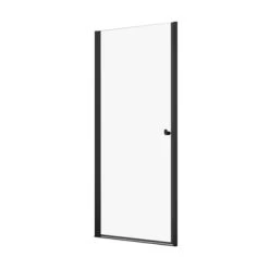 Sealskin Hooked Draaideur In Nis, 90 Cm Breed, 200 Cm Hoog, Mat Zwart -Badkamer Winkel 123 4732