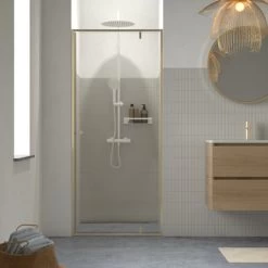 Sealskin Draaideur Voor Nis Contour 90x200 Cm Goud Geborsteld