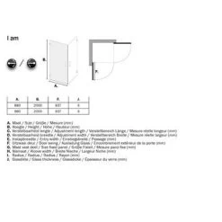 Sealskin Swingdeur Voor Hoekinstap I AM 200x100 Cm RVS 11 Sealskin Swingdeur Voor Hoekinstap I AM 200x100 Cm RVS -Badkamer Winkel 123 4757