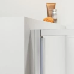 Sealskin Badwand Met Schuifwand Style 80x140 Cm -Badkamer Winkel 123 4767