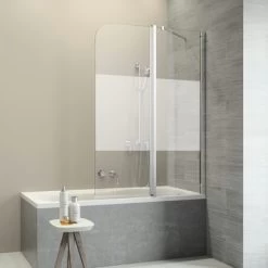 Sealskin Badwand Code R 2-delig 130x152 Cm Met Gesatineerde Band