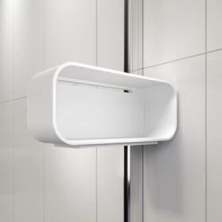 Sealskin Inc. Inloopdouche Type A3 140x200 Cm Met Douchemand, 8 Mm Helder Veiligheidsglas Met Antikalklaag Zilver Hoogglans -Badkamer Winkel 123 4865