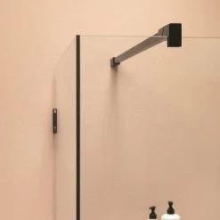 Sealskin Inloopdouche I AM A3 100x200 Cm Zwart -Badkamer Winkel 123 4886