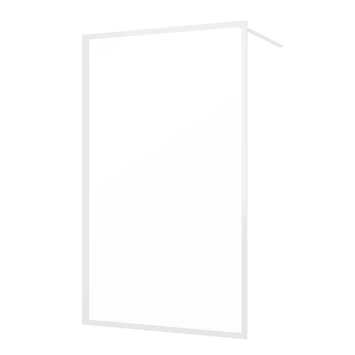 Sealskin Contour Inloopdouche Type A3 98x200 Cm, 6 Mm Helder Veiligheidsglas Met Antikalklaag Mat Wit 5 Sealskin Contour Inloopdouche Type A3 98x200 Cm, 6 Mm Helder Veiligheidsglas Met Antikalklaag Mat Wit - Afbeelding 5