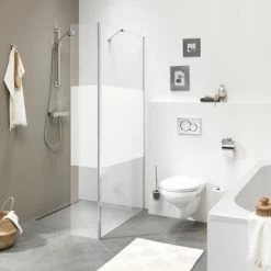 Sealskin Vast Deel Voor Inloopdouche Style A3 30x195 Cm Met Gesatineerde Band