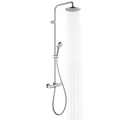 Hansgrohe Douchesysteem Vernis Blend 200 Met Thermostaatkraan Mat Zwart -Badkamer Winkel 123 4997