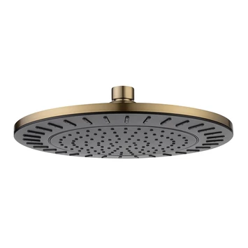 Tiger Regendoucheset Akcent Zwart/messing Incl Kraan En Handdouche Met 3 Straalstanden 3 Tiger Regendoucheset Akcent Zwart/messing Incl Kraan En Handdouche Met 3 Straalstanden - Afbeelding 3