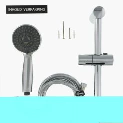 Tiger Splash Doucheset Alicante Waterbesparend Chroom -Badkamer Winkel 123 5014