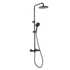 Tiger Regendoucheset Akcent Met Thermostatisch Kraan Zwart -Badkamer Winkel 123 5084