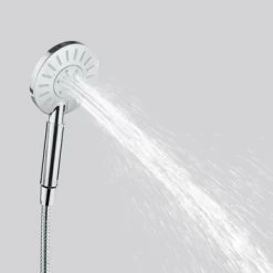 Tiger Regendoucheset Akcent Met Kraan Chroom -Badkamer Winkel 123 5117