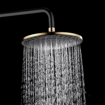 Tiger Regendoucheset Akcent Zwart Messing 7 Tiger Regendoucheset Akcent Zwart Messing - Afbeelding 7