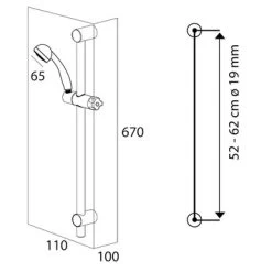 Tiger Doucheset Splash Como Met Glijstang Chroom 11 Tiger Doucheset Splash Como Met Glijstang Chroom -Badkamer Winkel 123 5148