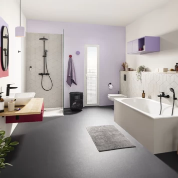 Grohe Douchesysteem Vitalio Start 250 Rond Met Thermostaatkraan QuickFix Mat Zwart 8 Grohe Douchesysteem Vitalio Start 250 Rond Met Thermostaatkraan QuickFix Mat Zwart - Afbeelding 8