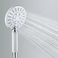 Tiger Regendoucheset Akcent Chroom Wit 9 Tiger Regendoucheset Akcent Chroom Wit -Badkamer Winkel 123 5305