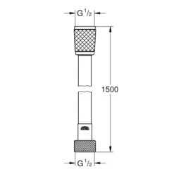 Grohe VitalioFlex Doucheslang Comfort 150 Cm 5 Grohe VitalioFlex Doucheslang Comfort 150 Cm -Badkamer Winkel 123 5336