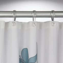 Sealskin Douchegordijn Orchid Blauw 200x180 Cm -Badkamer Winkel 123 5402