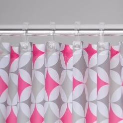 Sealskin Douchegordijn Diamonds 180x200 Cm Roze -Badkamer Winkel 123 5454