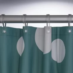 Sealskin Douchegordijn Bubbles Aqua PVC 200x180 Cm 6 Sealskin Douchegordijn Bubbles Aqua PVC 200x180 Cm -Badkamer Winkel 123 5460