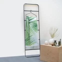 Sealskin Douchegordijn Leaves 180x200cm Groen/wit -Badkamer Winkel 123 5491