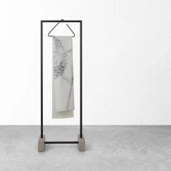 Sealskin Douchegordijn Flow 180x200cm Zwart/wit -Badkamer Winkel 123 5515