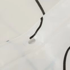 Sealskin Douchegordijn Mind 180x200cm Zwart/wit 11 Sealskin Douchegordijn Mind 180x200cm Zwart/wit -Badkamer Winkel 123 5563