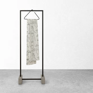 Sealskin Douchegordijn Mind 180x200cm Zwart/wit 6 Sealskin Douchegordijn Mind 180x200cm Zwart/wit - Afbeelding 6