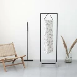 Sealskin Douchegordijn Mind 180x200cm Zwart/wit 15 Sealskin Douchegordijn Mind 180x200cm Zwart/wit -Badkamer Winkel 123 5567