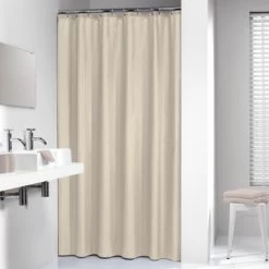 Sealskin Douchegordijn Granada Beige 180x200 Cm -Badkamer Winkel 123 5580