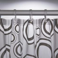 Sealskin Douchegordijn Circolo Grijs 180x200 Cm -Badkamer Winkel 123 5594