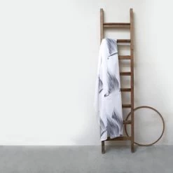 Sealskin Douchegordijn Birds 180x200cm Zwart/wit -Badkamer Winkel 123 5613