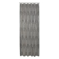 Sealskin Douchegordijn Brave 180x200cm Zwart/wit